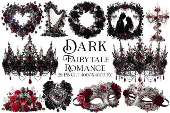 Download Dark Fairytale Romance Clipart - Premium Resources