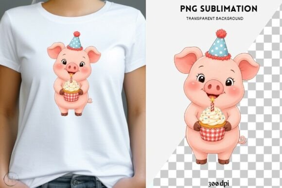 Download Birthday Pig PNG | Farm Animal Clipart - Farm animal clipart Collection